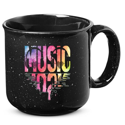 Retro Music Sunset 15oz Campfire Ceramic Mug