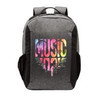Retro Music Sunset Vector Backpack