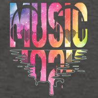 Retro Music Sunset Vector Backpack