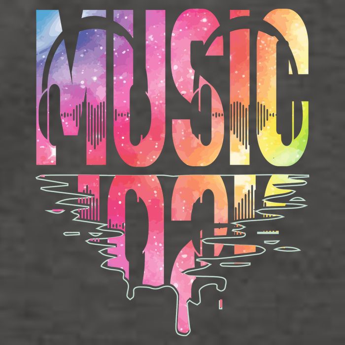 Retro Music Sunset Vector Backpack