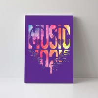 Retro Music Sunset Canvas