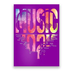 Retro Music Sunset Poster