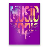 Retro Music Sunset Poster