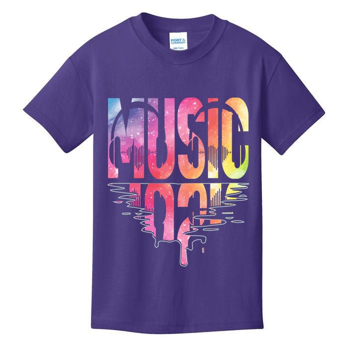 Retro Music Sunset Kids T-Shirt