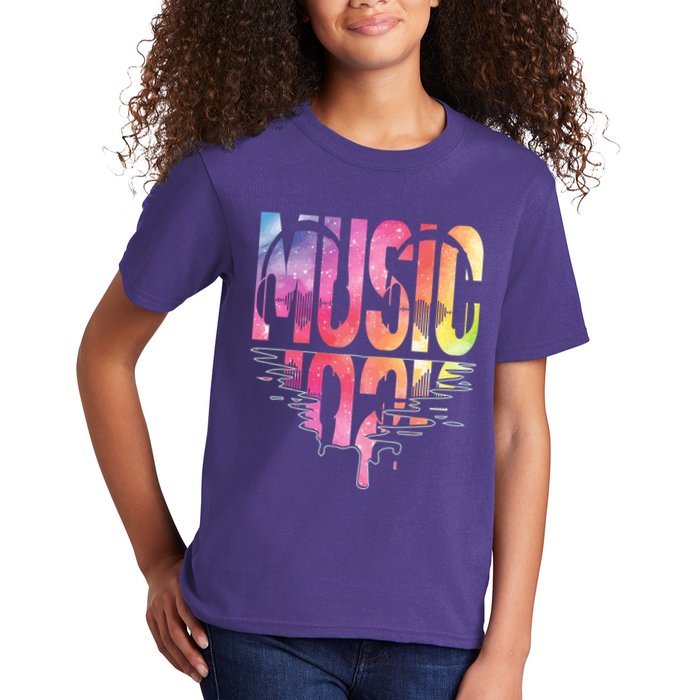 Retro Music Sunset Kids T-Shirt