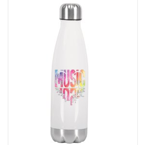 Retro Music Sunset Stainless Steel Insulated Water Bottle