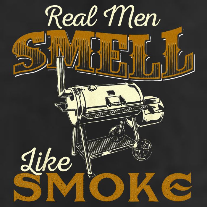 Real Men Smell Like Smoke  Pitmaster BBQ Smoker Grilling Adult Drive Performance Visor