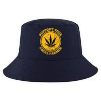 Retro Marijuana Support Your Local Farmer Cannabis Weed Cool Comfort Performance Bucket Hat