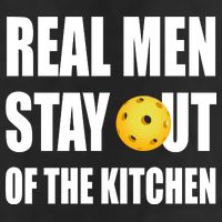Real Men Say Out Of The Kitchen Pickleball Funny Cool Comfort Performance Bucket Hat