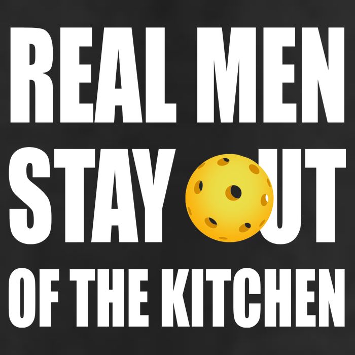 Real Men Say Out Of The Kitchen Pickleball Funny Cool Comfort Performance Bucket Hat