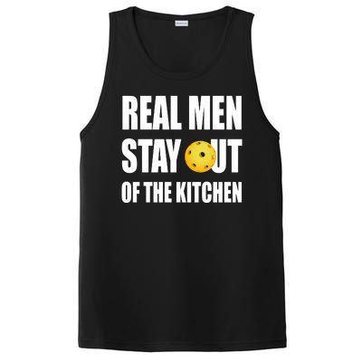 Real Men Say Out Of The Kitchen Pickleball Funny PosiCharge Competitor Tank