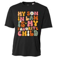 Retro My Son In Law Is My Favorite Child Funny Mother In Law Retro Cooling Performance Crew T-Shirt