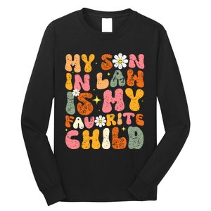 Retro My Son In Law Is My Favorite Child Funny Mother In Law Retro Long Sleeve Shirt