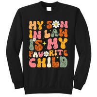 Retro My Son In Law Is My Favorite Child Funny Mother In Law Retro Sweatshirt