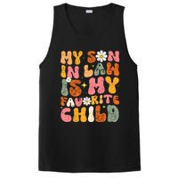 Retro My Son In Law Is My Favorite Child Funny Mother In Law Retro PosiCharge Competitor Tank