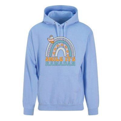 Ramadan Mubarak Smile Its Ramadan Muslim Islamic Fasting Gift Unisex Surf Hoodie