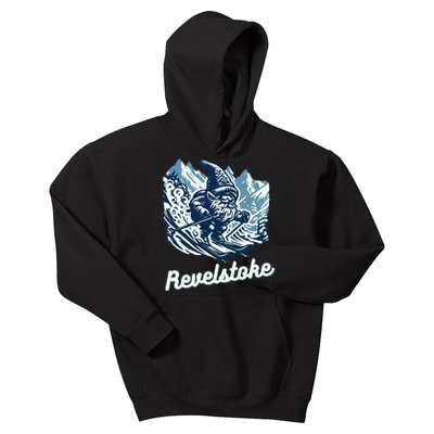 Revelstoke Mountain Ski Resort Gnome Adventure Hike Camp Kids Hoodie