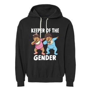  Keeper of the Gender Reveal Garment-Dyed Fleece Hoodie