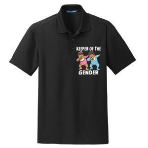  Keeper of the Gender Reveal Dry Zone Grid Polo