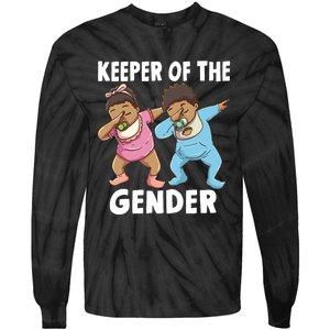  Keeper of the Gender Reveal Tie-Dye Long Sleeve Shirt