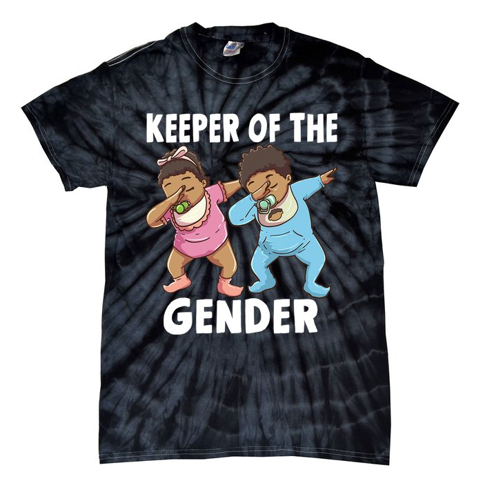  Keeper of the Gender Reveal Tie-Dye T-Shirt