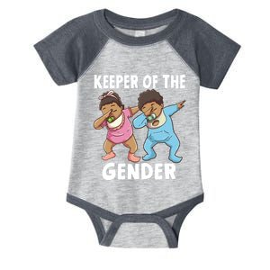  Keeper of the Gender Reveal Infant Baby Jersey Bodysuit