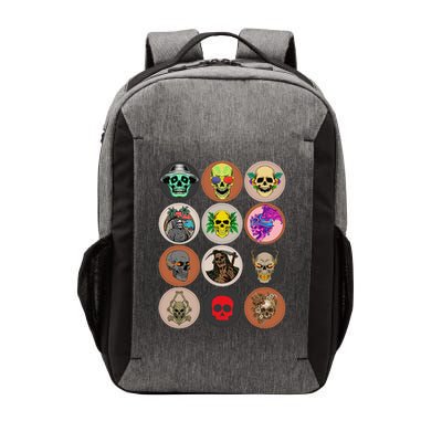 Rock music skulls make a style statement Vector Backpack