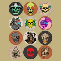 Rock music skulls make a style statement Cooling Performance Long Sleeve Crew