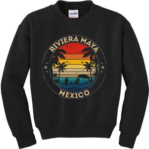 Riviera Maya Souvenir Mexico Reminder Kids Sweatshirt