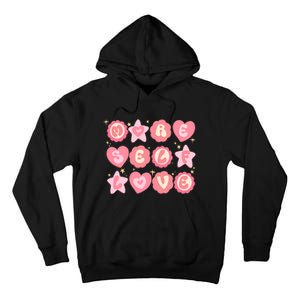 Retro More Self Love Groovy Valentine Heart Retro Tall Hoodie