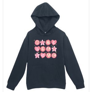 Retro More Self Love Groovy Valentine Heart Retro Urban Pullover Hoodie