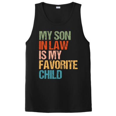 Retro My Son In Law Is My Favorite Child Funny Family Humor PosiCharge Competitor Tank