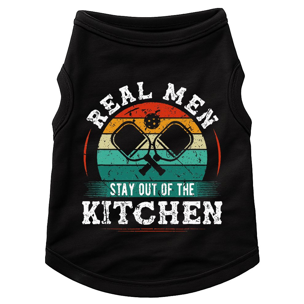Real M.E.N Stay Out Of The Kitchen Pickleball Doggie Tank