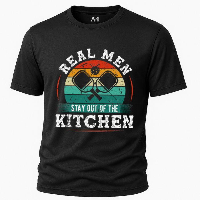 Real M.E.N Stay Out Of The Kitchen Pickleball Cooling Performance Crew T-Shirt
