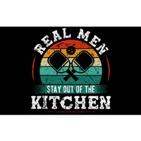 Real M.E.N Stay Out Of The Kitchen Pickleball Bumper Sticker