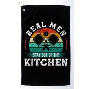 Real M.E.N Stay Out Of The Kitchen Pickleball Platinum Collection Golf Towel