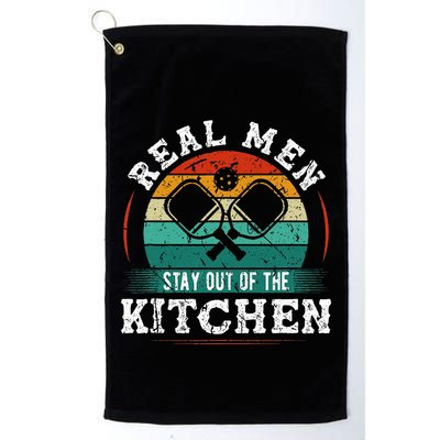Real M.E.N Stay Out Of The Kitchen Pickleball Golf Towel