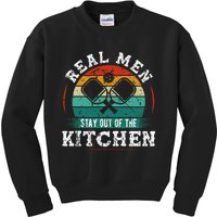 Real M.E.N Stay Out Of The Kitchen Pickleball Kids Sweatshirt