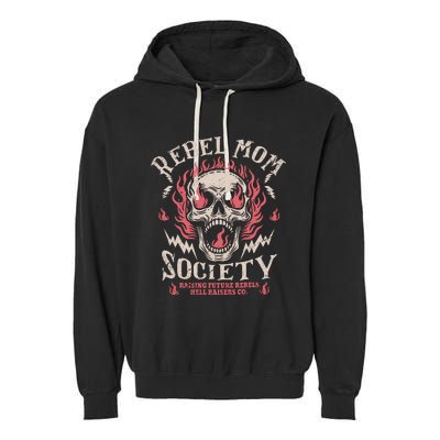 Rebel Mom Society Garment-Dyed Fleece Hoodie