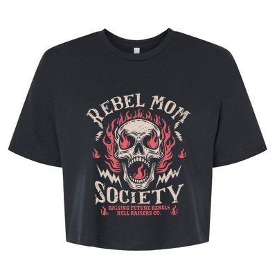 Rebel Mom Society Bella+Canvas Jersey Crop Tee