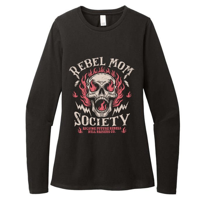 Rebel Mom Society Womens CVC Long Sleeve Shirt