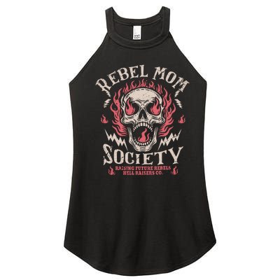 Rebel Mom Society Women's Perfect Tri Rocker Tank