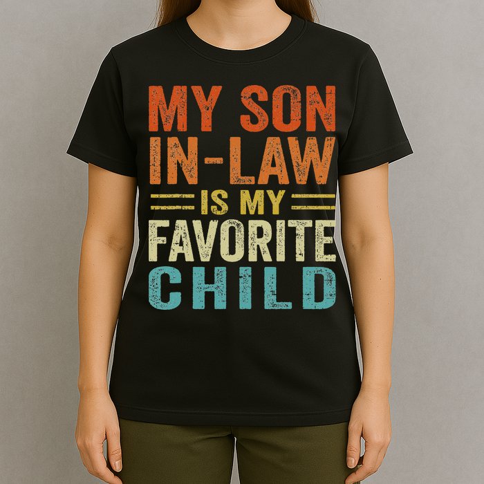Retro My Son In Law Is My Favorite Child T-Shirt