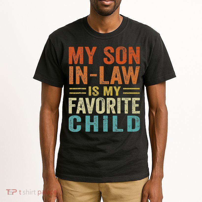Retro My Son In Law Is My Favorite Child Tall T-Shirt