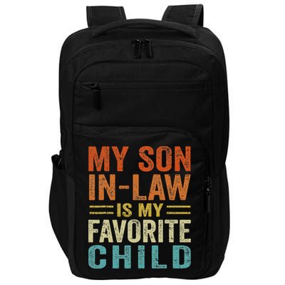 Retro My Son In Law Is My Favorite Child Impact Tech Backpack
