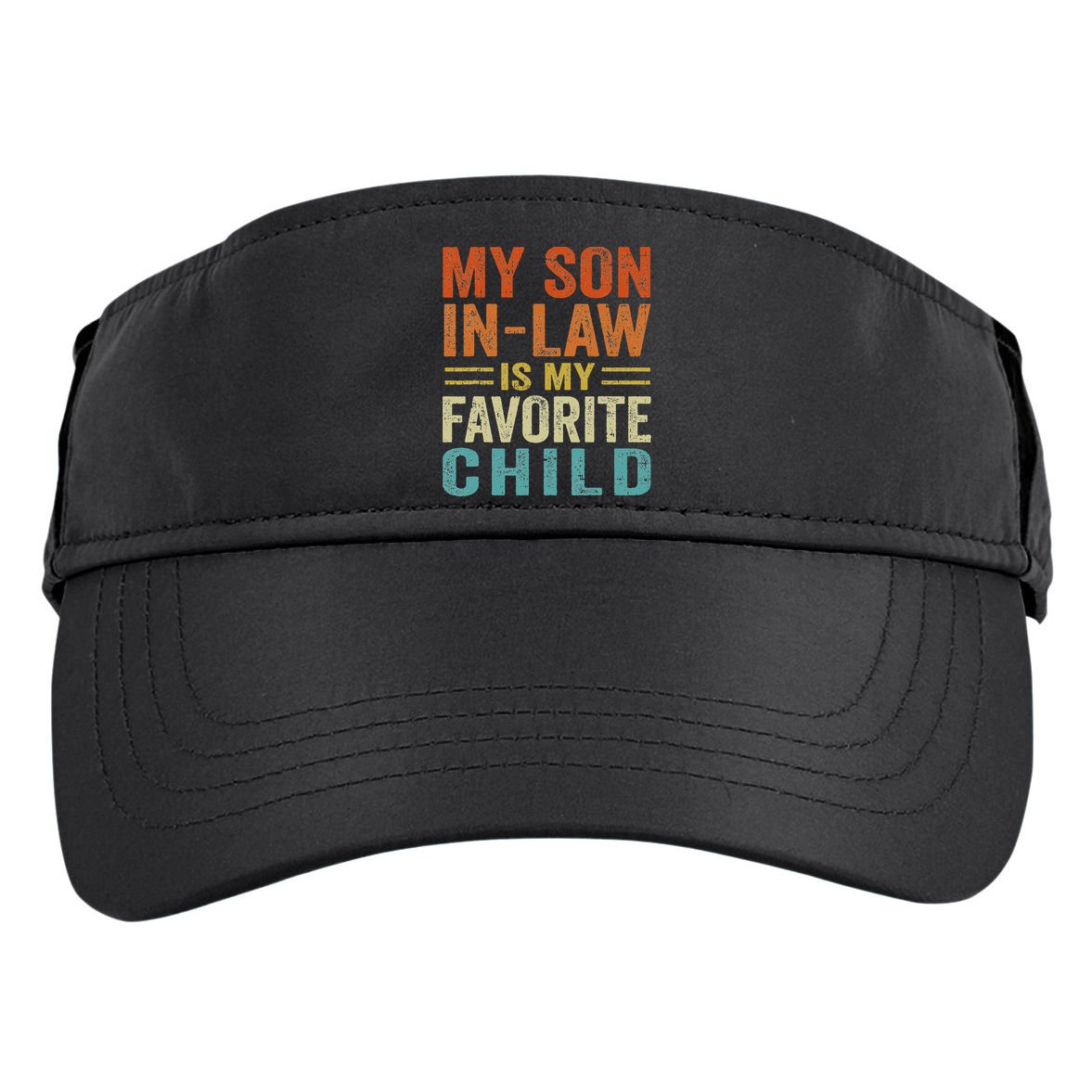 Retro My Son In Law Is My Favorite Child Adult Drive Performance Visor