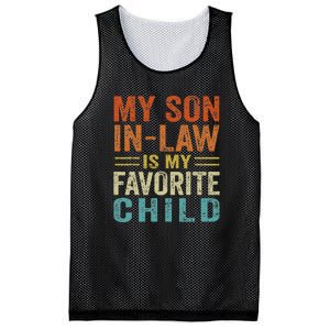 Retro My Son In Law Is My Favorite Child Mesh Reversible Basketball Jersey Tank