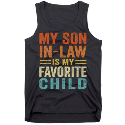 Retro My Son In Law Is My Favorite Child Tank Top