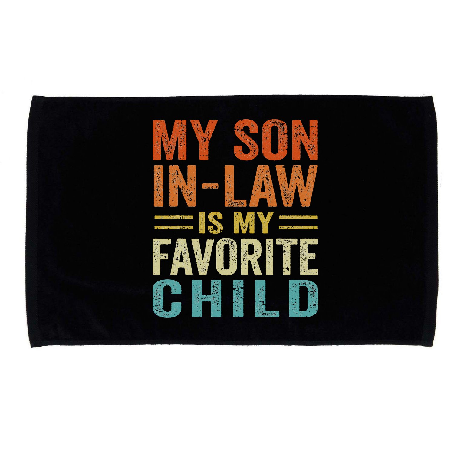 Retro My Son In Law Is My Favorite Child Microfiber Hand Towel