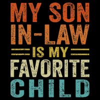 Retro My Son In Law Is My Favorite Child Short Acrylic Beanie